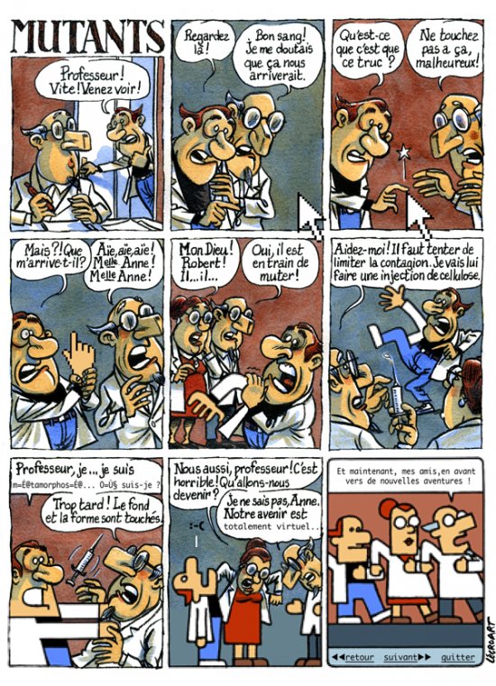 Lecroart - Illustration de l’université d’été de la bande dessinée consacrée au média global. Angoulême, juillet 2010