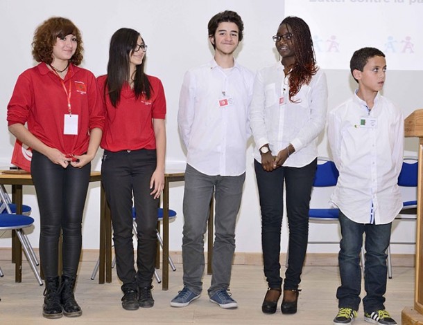 Les représentants de la zone Maghreb pour l'édition 2014 d'Ambassadeurs en herbe